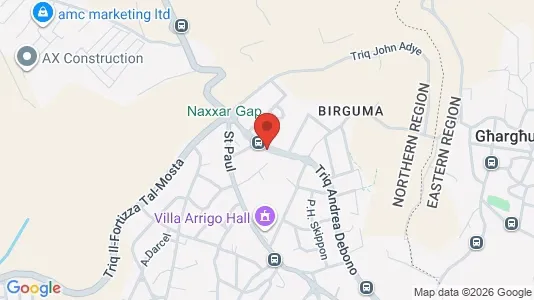 Apartments for rent i Birkirkara - kort over placeringen