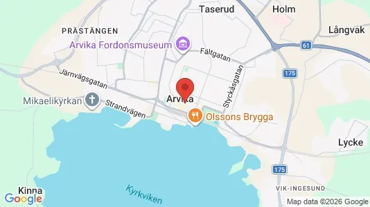 Rooms for rent i Arvika - kort over placeringen