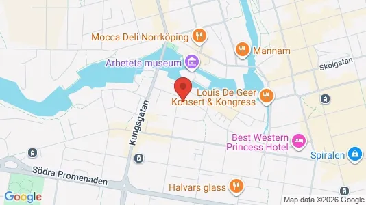 Apartments for rent i Norrköping - kort over placeringen