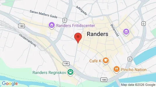 Apartments for rent i Randers C - kort over placeringen