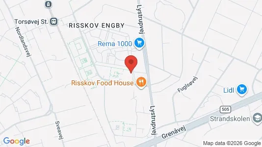 Apartments for rent i Risskov - kort over placeringen