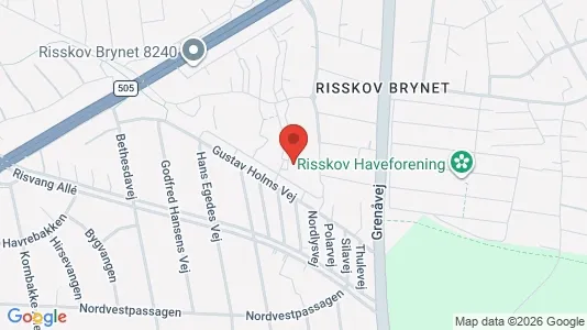 Apartments for rent i Risskov - kort over placeringen