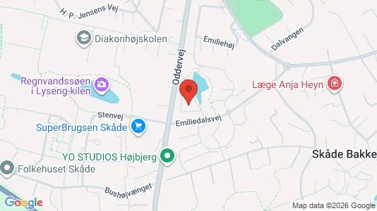 Apartments for rent i Højbjerg - kort over placeringen