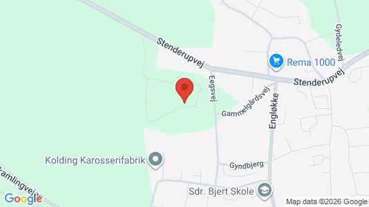 Apartments for rent i Kolding - kort over placeringen