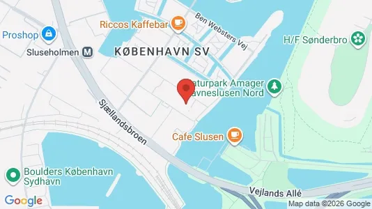 Apartments for rent i Copenhagen SV - kort over placeringen