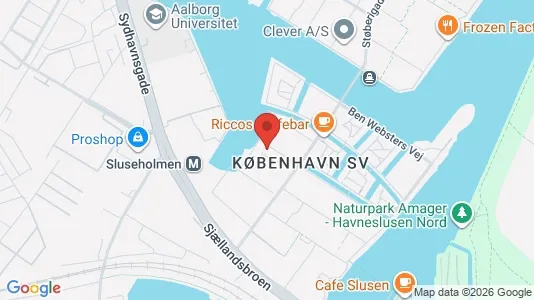 Apartments for rent i Copenhagen SV - kort over placeringen