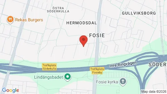 Apartments for rent i Fosie - kort over placeringen
