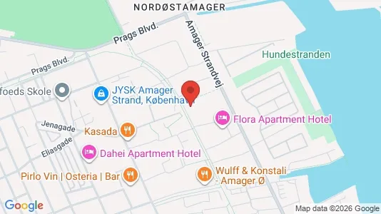 Apartments for rent i Copenhagen S - kort over placeringen