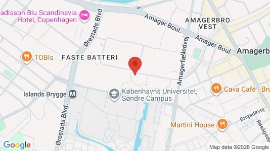 Apartments for rent i Copenhagen S - kort over placeringen