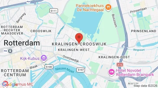 Apartments for rent i Rotterdam Kralingen-Crooswijk - kort over placeringen