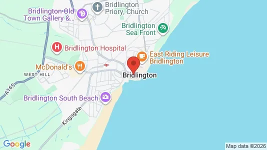 Apartments for rent i Bridlington - North Humberside - kort over placeringen