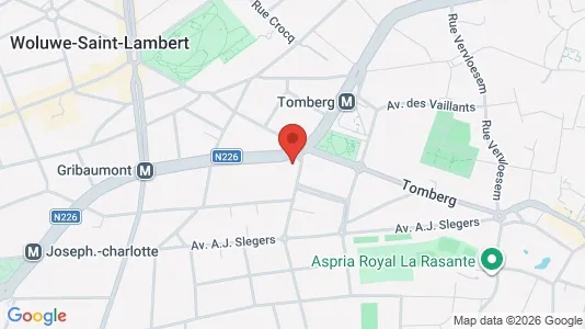 Apartments for rent i Brussels Sint-Lambrechts-Woluwe - kort over placeringen