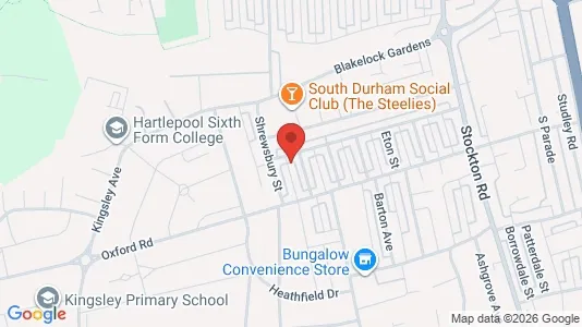 Apartments for rent i Hartlepool - Cleveland - kort over placeringen