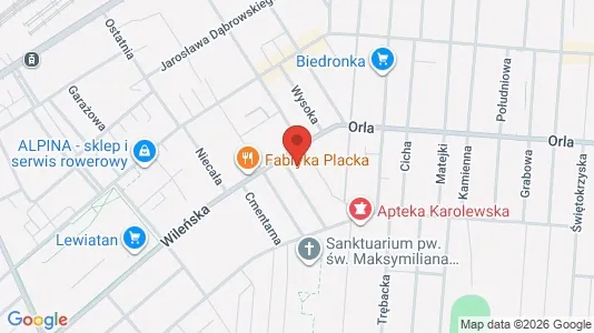 Apartments for rent i Łódź - kort over placeringen