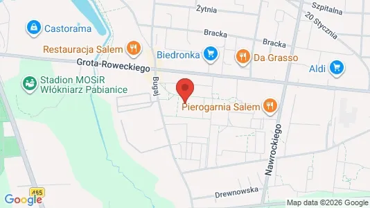 Apartments for rent i Łódź - kort over placeringen