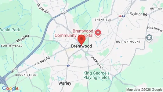 Apartments for rent i Brentwood - Essex - kort over placeringen