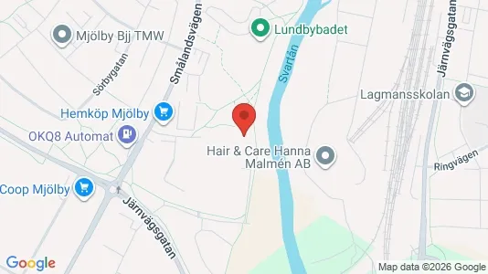 Apartments for rent i Mjölby - kort over placeringen
