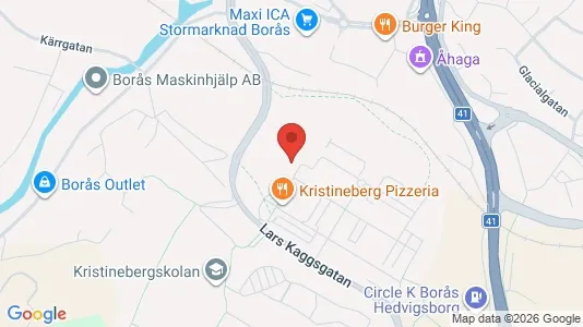 Apartments for rent i Borås - kort over placeringen
