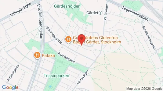 Apartments for rent i Gärdet/Djurgården - kort over placeringen