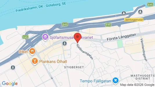 Apartments for rent i Majorna-Linné - kort over placeringen