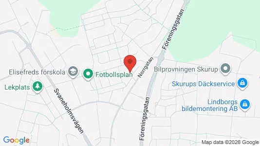 Apartments for rent i Skurup - kort over placeringen