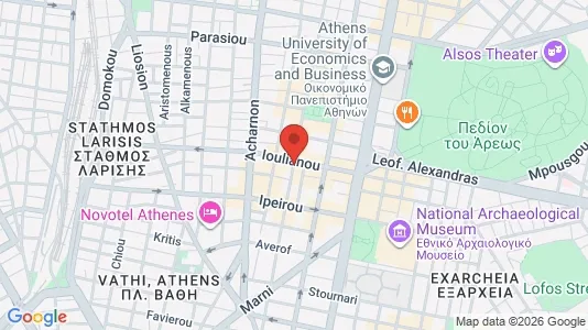 Apartments for rent i Athens Agios Nikolaos - kort over placeringen