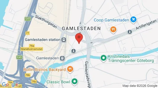 Apartments for rent i Gothenburg East - kort over placeringen