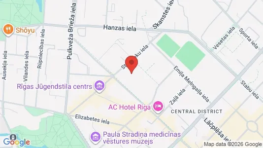 Apartments for rent i Riga Centrs - kort over placeringen
