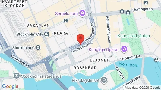 Apartments for rent i Stockholm City - kort over placeringen