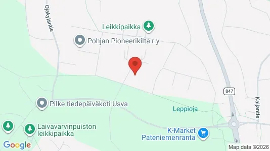 Apartments for rent i Oulu - kort over placeringen
