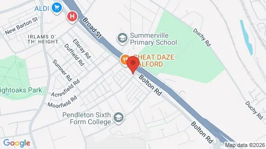 Apartments for rent i Salford - Lancashire - kort over placeringen