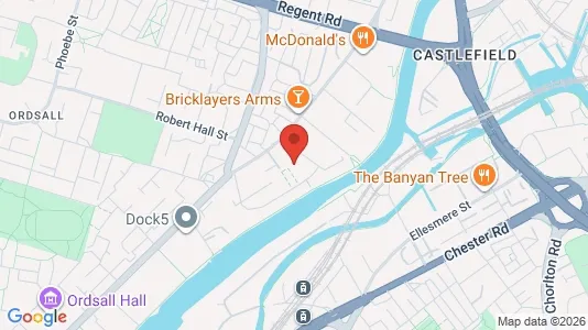 Apartments for rent i Salford - Lancashire - kort over placeringen