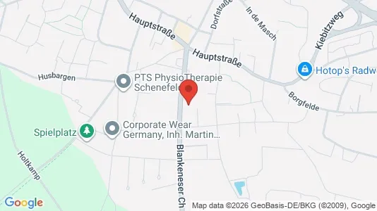 Apartments for rent i Pinneberg - kort over placeringen