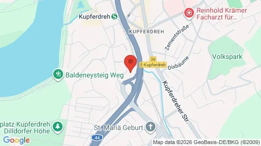 Apartments for rent i Essen - kort over placeringen