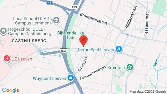 Apartments for rent i Leuven - kort over placeringen