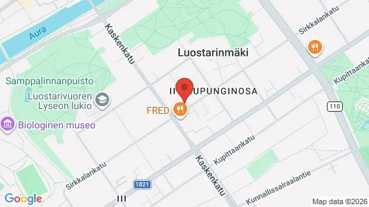 Apartments for rent i Turku - kort over placeringen