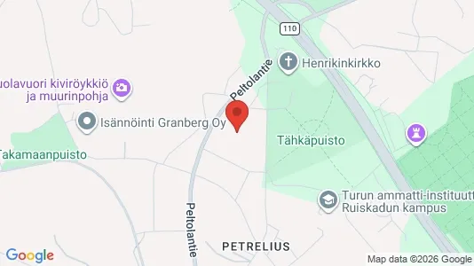 Apartments for rent i Turku - kort over placeringen