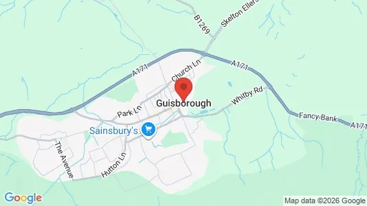 Houses for rent i Guisborough - Cleveland - kort over placeringen