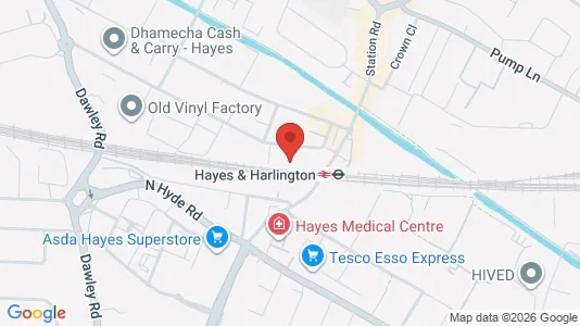 Apartments for rent i Hayes - Middlesex - kort over placeringen