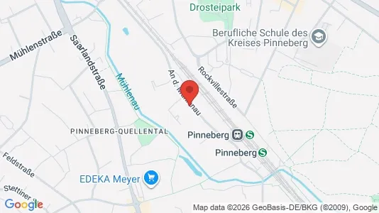 Apartments for rent i Pinneberg - kort over placeringen