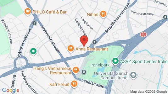 Apartments for rent i Zürich Distrikt 6 - kort over placeringen