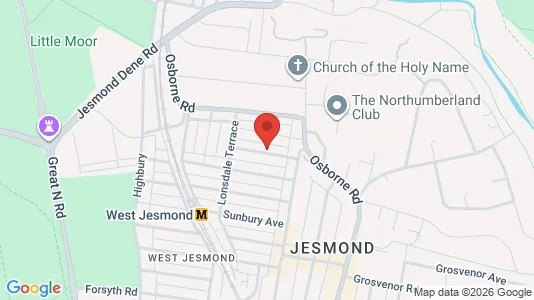 Apartments for rent i Newcastle upon Tyne - Tyne and Wear - kort over placeringen