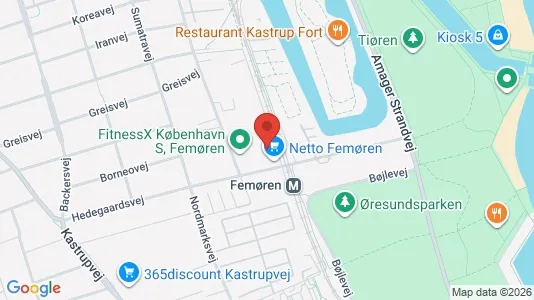 Apartments for rent i Copenhagen S - kort over placeringen