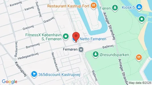 Apartments for rent i Copenhagen S - kort over placeringen
