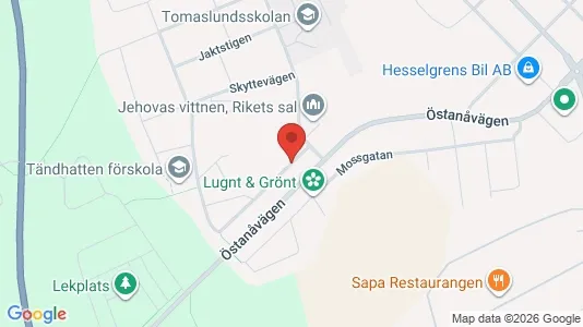 Apartments for rent i Vetlanda - kort over placeringen