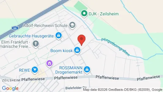 Apartments for rent i Frankfurt West - kort over placeringen