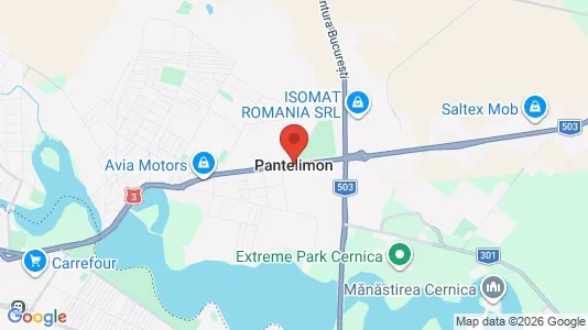 Apartments for rent i Pantelimon - kort over placeringen