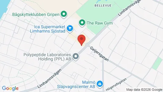 Apartments for rent i Limhamn/Bunkeflo - kort over placeringen