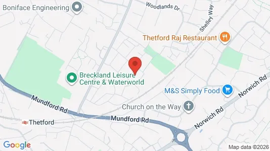 Apartments for rent i Thetford - Norfolk - kort over placeringen