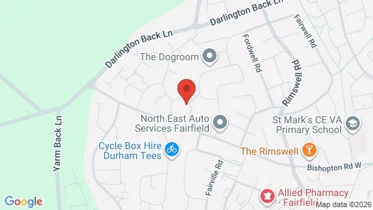 Apartments for rent i Stockton-on-Tees - Cleveland - kort over placeringen